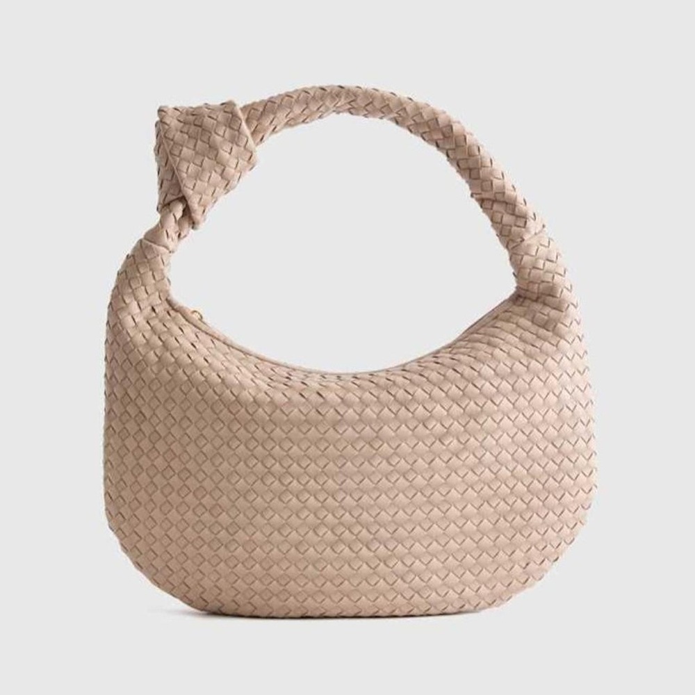Quince taupe Woven Shoulder Bag